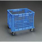 EA506AG-62 1065x770x624mm/410.0L コンテナ(キャスター付) エスコ