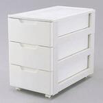 440x740x670mm 引き出し式収納ケース(3段) エスコ