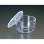 EA508AM-2 Φ80x47mm/200ml シール容器(ポリエチレン) エスコ