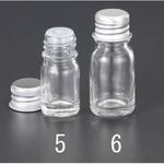 EA508AR-6 Φ27x60mm/10ml ガラス容器(アルミキャップ) エスコ