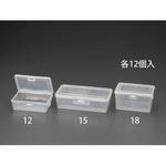 EA508NA-18 95x140x72mm 小物ケース(12個) エスコ