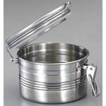 127x125mm/1.15L 密閉容器(ステンレス製) エスコ