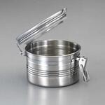 127x125mm/1.15L 密閉容器(ステンレス製) エスコ