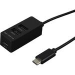 Type-C/USB2．0/3ポートハブ/120cm ナカバヤシ