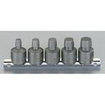 EA584AE M14-M33 5本組1/2"sq スクリューエキストラクター エスコ