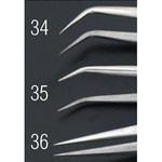EA595AK-36 0.35x120mm/5A  精密用ピンセット(ステンレス製) エスコ