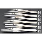 EA595AP-17 120mm 精密用ピンセット(デルリン/ステンレス製) エスコ