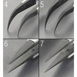 EA595AR-5 120mm 精密用ピンセット(ステンレス製 ESD) エスコ