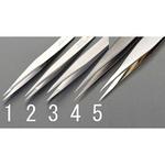 EA595E-3 0.7x130mm 精密用ピンセット(ステンレス製) エスコ