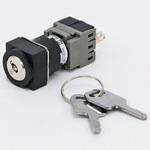 Φ16 セレクタスイッチ AH164・AH165 キー形(角フレーム) 富士電機