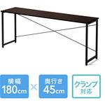 100-DESKF027BR シンプルデスク サンワダイレクト