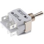 649H/2K Apem トグルスイッチ On-Off-On 双極単投(DPST) パネルマウント 10 A @ 24 V dc ハンダ端子 APEM