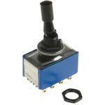 Apem トグルスイッチ ラッチ 4極双投(4PDT) パネルマウント 4 A @ 30 V dc ハンダ端子 APEM