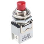 Apem 押しボタンスイッチ 2 A @ 24 V dc モーメンタリ パネルマウント 1極オン / オフスイッチ APEM