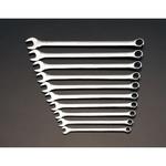 正規品／エスコ 10本組/6-19mm 片目片口スパナ ESCO バイク 車 自動車 自転車