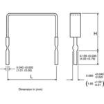 MSR-1 R03 F Arcol シャント抵抗器 金属板抵抗器 MSR-1シリーズ 30mΩ ARCOLECTRIC
