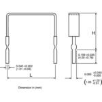 MSR-3 R04 F Arcol シャント抵抗器 金属板抵抗器 MSR-3シリーズ 40mΩ ARCOLECTRIC