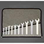 EA615AR 10本組/10-27mm 片口スパナ(薄型) エスコ