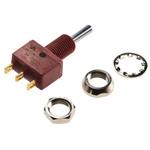 E105SYZQE C & K トグルスイッチ (On)-Off-(On) 単極双投(SPDT) パネルマウント 7.5 A @ 28 V dc ハンダ端子 C & K COMPONENTS
