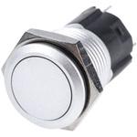EAO 押しボタンスイッチ 1 A @ 24 V dc モーメンタリ パネルマウント 単極双投(SPDT) 16 (Dia.)mm EAO