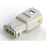 EDAC 電線対電線コネクタ プラグ 3P ケーブルマウント 3A EDAC