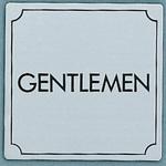 サインプレート GENTLEMEN 光