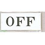 UP370-19 サインプレート OFF 光