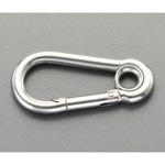 50x 5mm スナップフック(ステンレス製) エスコ
