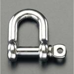 EA638F-10A 540kg D型シャックル(ステンレス製) エスコ