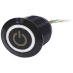 1.5 A @ 30 V dc RS PRO タッチスイッチ 押しボタン モーメンタリ NC IP68 真鍮製 RS PRO