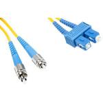 536-8317 FC-SC 09/125 duplex Yellow 3m patchcord RS PRO