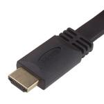 Flat HDMI to HDMI cable Angled RS PRO