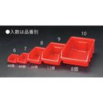 EA661CJ-8 145x240x127mm パーツトレー(重ね置型・赤/34個) エスコ