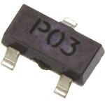 Pチャンネル 小信号 MOSFET 表面実装 3ピン DiodesZetex