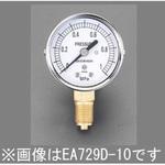 EA729D-1 G 1/4"/ 50mm/0-0.1MPa 圧力計 エスコ