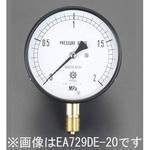 EA729DF-10 G 3/8"/100mm/0-1.0MPa 圧力計 エスコ