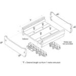 1SNA103885R1000 Entrelec DINレール取付用端子アクセサリ PCBキャリア Entrelec