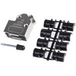 AMET-09 RS-45 ASSMANN WSW D-subコネクタ用バックシェル アングル 9 極 亜鉛 ASSMANN WSW