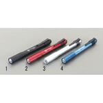 EA758SG-3 [単4x2本] フラッシュライト/LED(ペン型・銀) エスコ