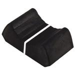 4/02 LK150 01 Black 2 slot nylon slider knob，26x15mm Sifam