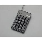 EA764AB-4A 90x140x23.5mm テンキーボード(USB/黒) エスコ