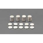 EA781EE-43 Φ10x1mm マグネット/S極(粘着付/50個) エスコ