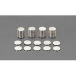 EA781EE-45 Φ15x1mm マグネット/S極(粘着付/50個) エスコ