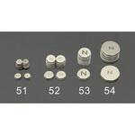 EA781GA-51 Φ6.4x1.5mm マグネットディスク(粘着付/N・S各6個) エスコ
