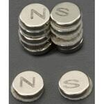 EA781GA-51 Φ6.4x1.5mm マグネットディスク(粘着付/N・S各6個) エスコ