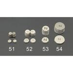 EA781GA-52 Φ9.5x1.5mm マグネットディスク(粘着付/N・S各6個) エスコ