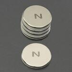 EA781GA-54 Φ 19x1.5mm マグネットディスク(粘着付/N 各5個) エスコ