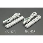 AC125V/15A タップ(7口・マグネット付・抜け止) エスコ