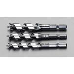 EA824WH 6-12mm オーガービット(3本組・1/4"六角軸) エスコ