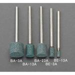 EA819BA-3A 12x12mm/3mm軸 軸付砥石(緑) エスコ
